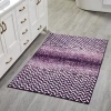 Better Trends Casablanca Bath Rug In Purple