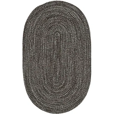 Better Trends Chenille Braid Oval Accent Rug In Brown