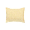 Better Trends Chenille Wedding Ring Standard Sham In Yellow