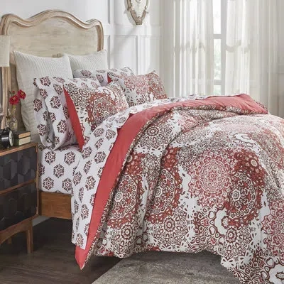 Better Trends Coral Microfiber 7 Piece Comforter Set