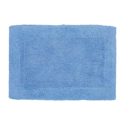 Better Trends Edge Bath Rug In Blue