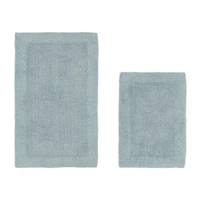 Better Trends Edge Bath Rug In Blue