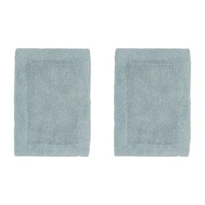 Better Trends Edge Bath Rug In Blue