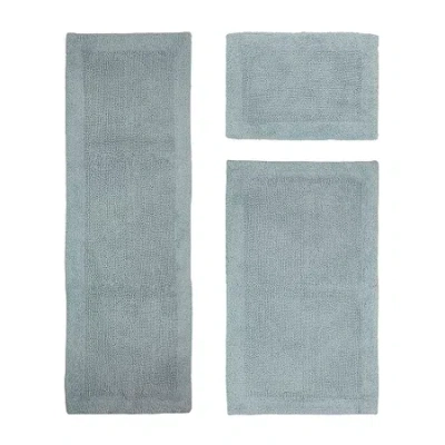 Better Trends Edge Bath Rug In Blue