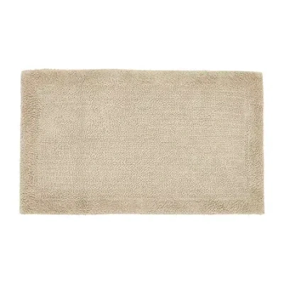 Better Trends Edge Bath Rug In Pink