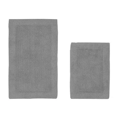 Better Trends Edge Bath Rug In Gray