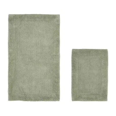 Better Trends Edge Bath Rug In Green