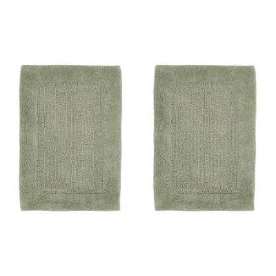 Better Trends Edge Bath Rug In Green