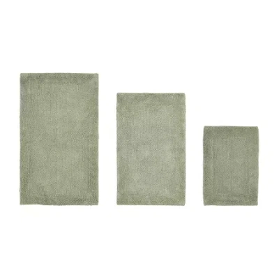 Better Trends Edge Bath Rug In Green