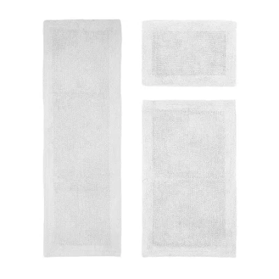 Better Trends Edge Bath Rug In White