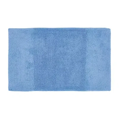 Better Trends Granada Bath Rug In Blue