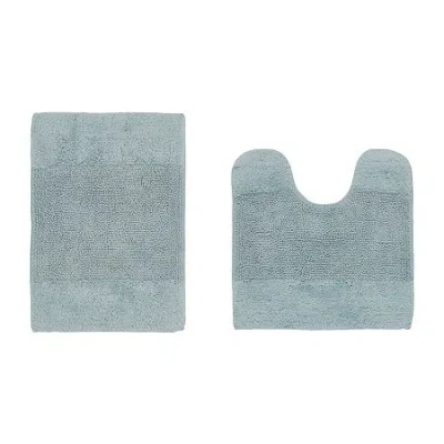 Better Trends Granada Bath Rug In Blue