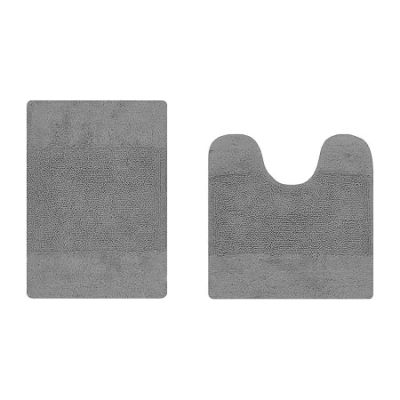 Better Trends Granada Bath Rug In Gray