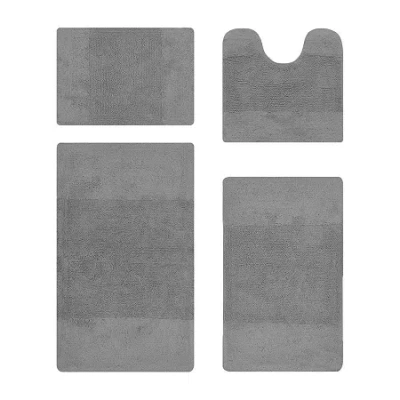 Better Trends Granada Bath Rug In Gray