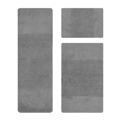Better Trends Granada Bath Rug In Gray