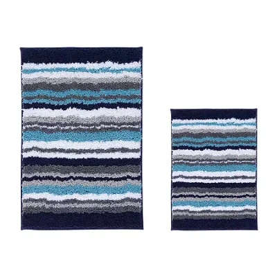 Better Trends Griffie Tufted Bath Rug 2-pc. Bath Rug Set In Blue
