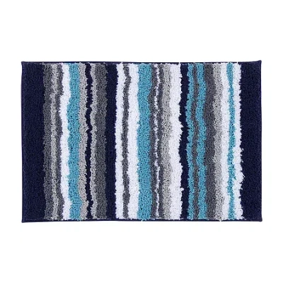 Better Trends Griffie Tufted Bath Rug In Blue