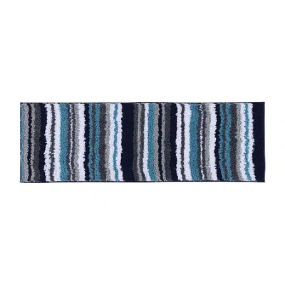 Better Trends Griffie Tufted Bath Rug In Blue