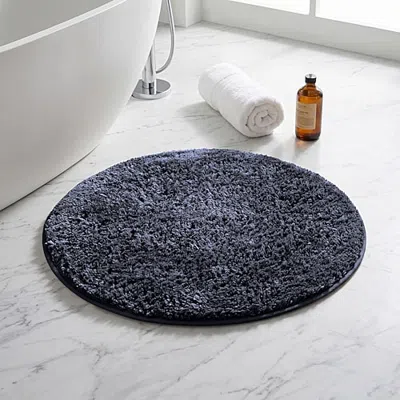 Better Trends Haven Collection Bath Rug In Blue