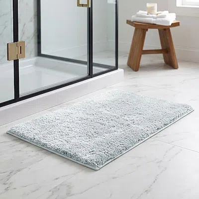Better Trends Haven Collection Bath Rug In Blue
