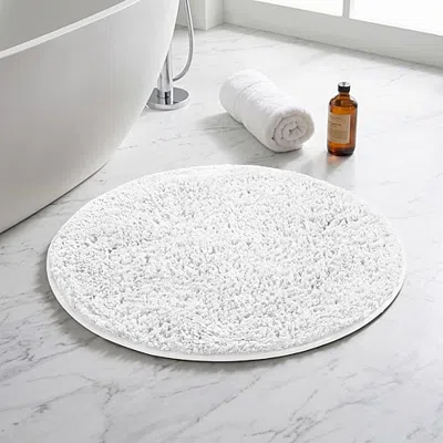 Better Trends Haven Collection Bath Rug In White