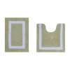 Better Trends Hotel 2-pc. Bath Rug Set In Green