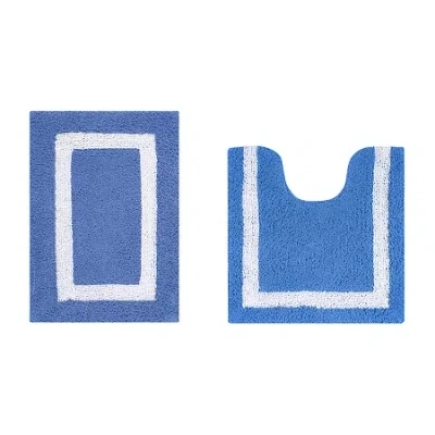 Better Trends Hotel 2-pc. Bath Rug Set In Blue