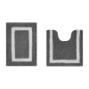 Better Trends Hotel 2-pc. Bath Rug Set In Gray