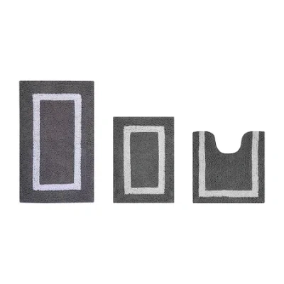 Better Trends Hotel 3-pc. Bath Rug Set In Gray