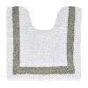 Better Trends Hotel Bath Contour Rug In Green