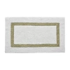 Better Trends Hotel Collection Cotton Reversible Bath Rug In Green
