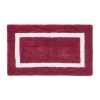 Better Trends Hotel Collection Cotton Reversible Bath Rug In Red