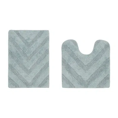 Better Trends Hugo Bath Rug In Blue
