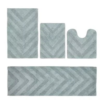 Better Trends Hugo Bath Rug In Blue