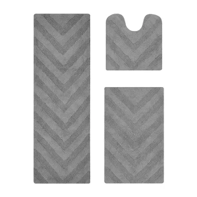 Better Trends Hugo Bath Rug In Gray