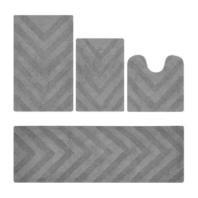 Better Trends Hugo Bath Rug In Gray