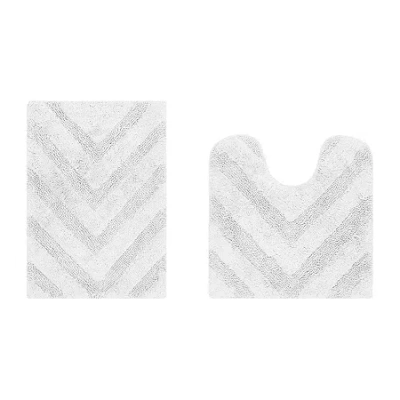 Better Trends Hugo Bath Rug In White