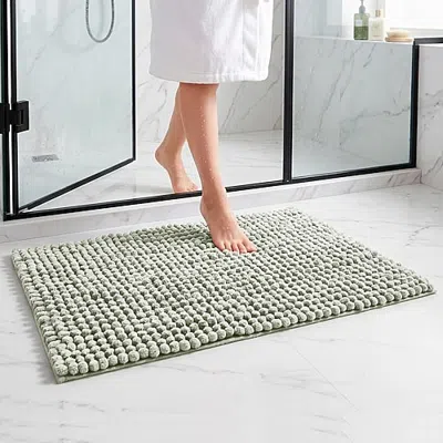 Better Trends Indulgence Collection Bath Rug In Green