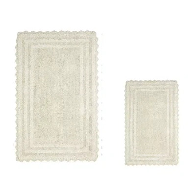 Better Trends Lilly Crochet Bath Rug In Sand