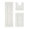 Better Trends Lux Tufted Mat 3-pc. Bath Rug Set In White