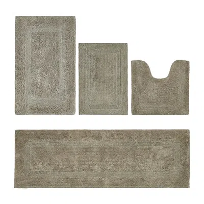 Better Trends Lux Tufted Mat 4-pc. Bath Rug Set In Beige