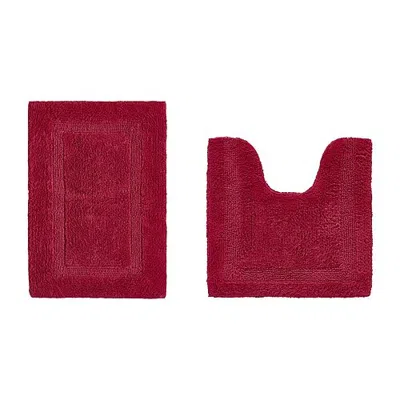 Better Trends Lux Tufted Mat Bath Rug In Red