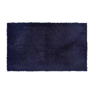 Better Trends Micro Plush Mat Bath Rug In Blue