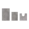 Better Trends Microplush 3-pc. Bath Rug Set In Gray