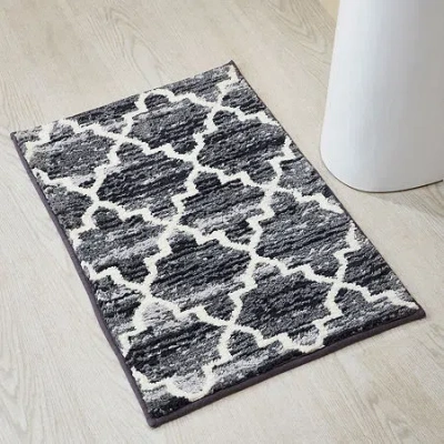 Better Trends Savio Bath Rug In Gray
