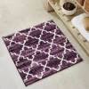 Better Trends Savio Bath Rug In Purple