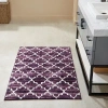 Better Trends Savio Bath Rug In Purple