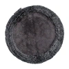 Better Trends Shaggy Border Mat Bath Rug In Gray