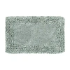 Better Trends Shaggy Border Mat Bath Rug In Green