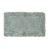 Better Trends Shaggy Border Mat Bath Rug In Green